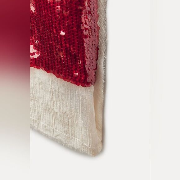 LIMITED EDITION- BLOGGER'S FAVE! SEQUIN CHIFFON DRESS ZW COLLECTION - Picture 5 of 16